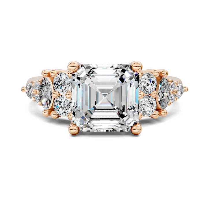 Bobbie Marquise and Round Cluster Ring