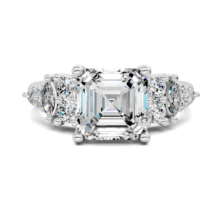 Bobbie Marquise and Round Cluster Ring