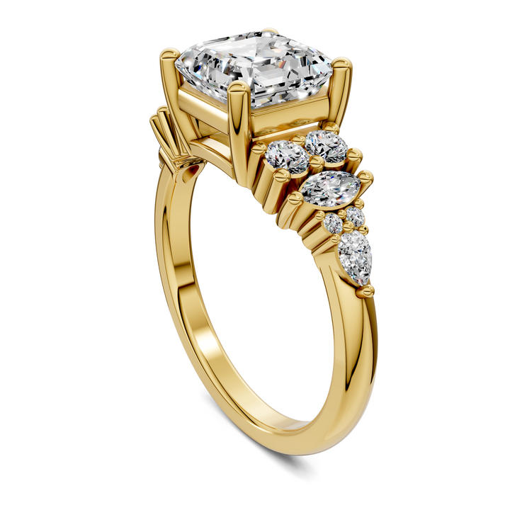 Bobbie Marquise and Round Cluster Ring