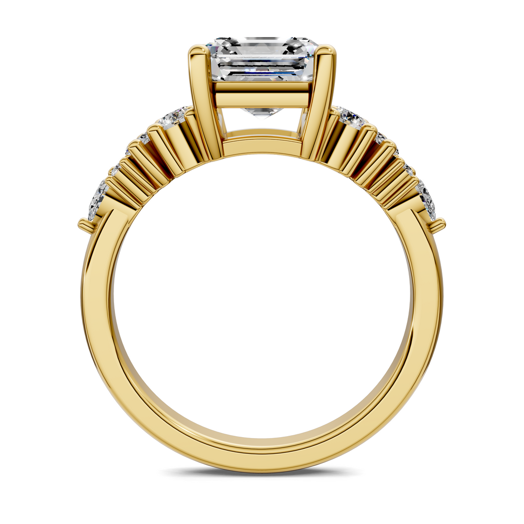 Bobbie Marquise and Round Cluster Ring