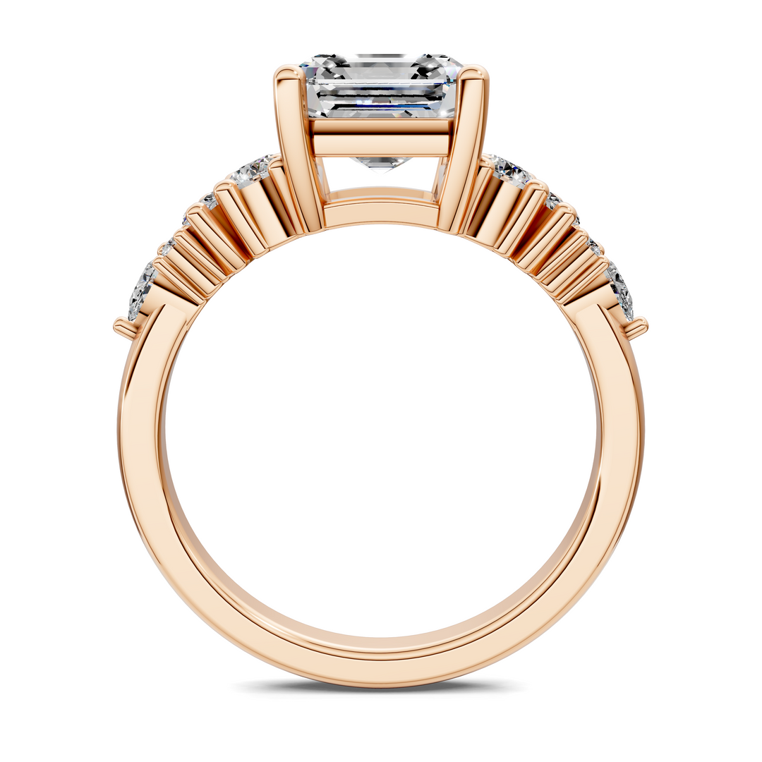 Bobbie Marquise and Round Cluster Ring Setting