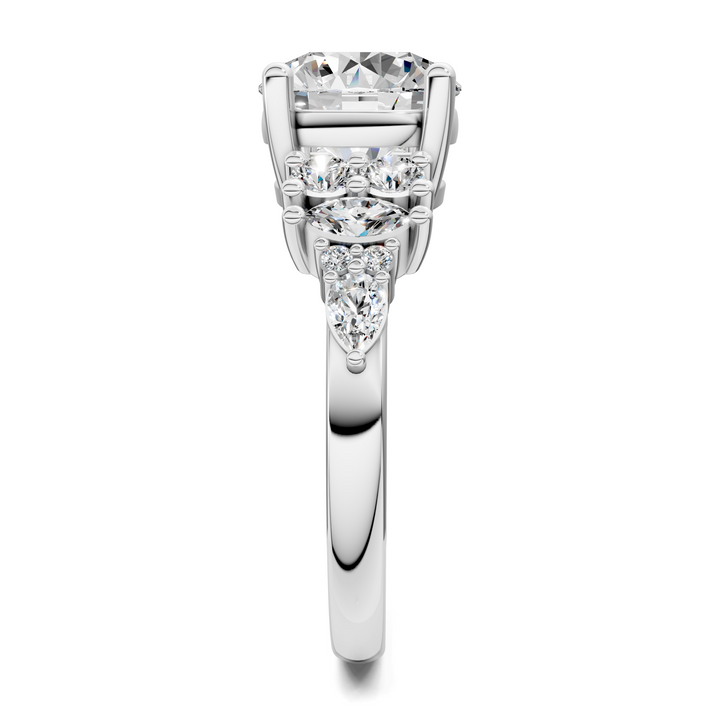 Bobbie Marquise and Round Cluster Ring