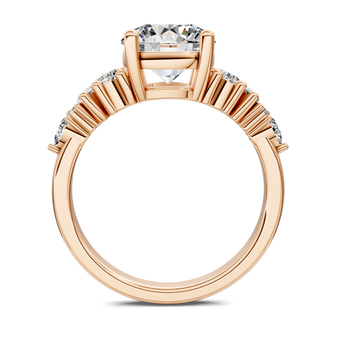 Bobbie Marquise and Round Cluster Ring Setting
