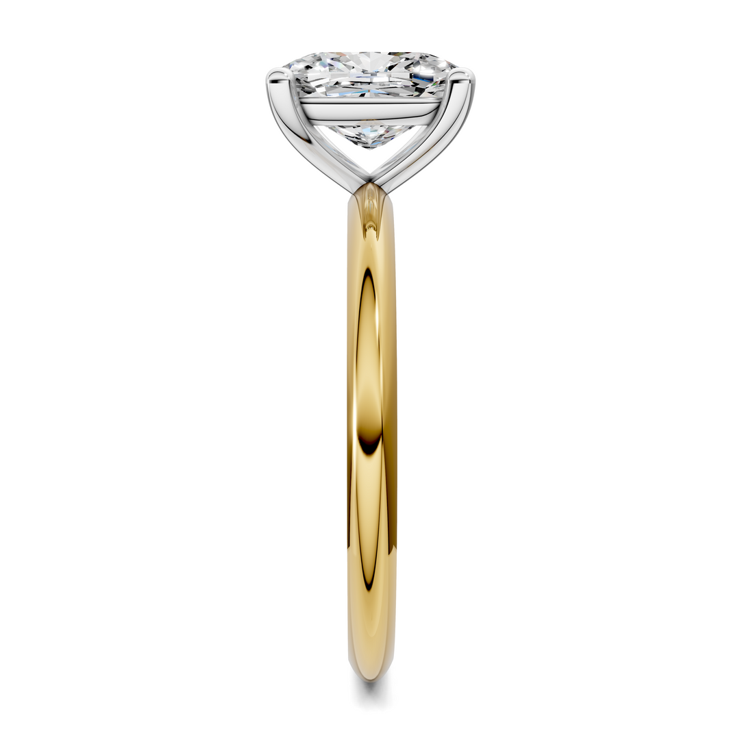 Sally Two-Tone Solitaire Ring