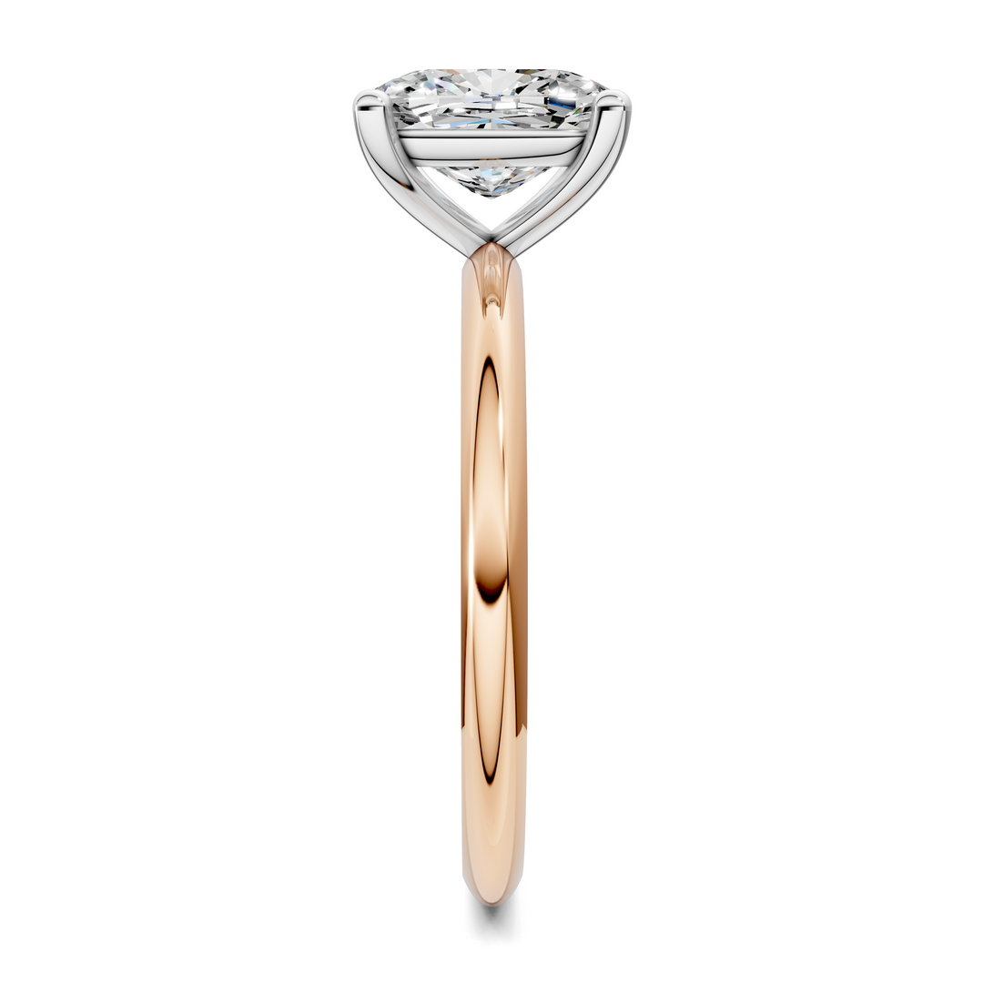 Sally Two-Tone Solitaire Ring