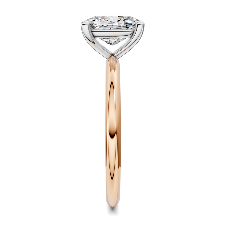 Sally Two-Tone Solitaire Ring