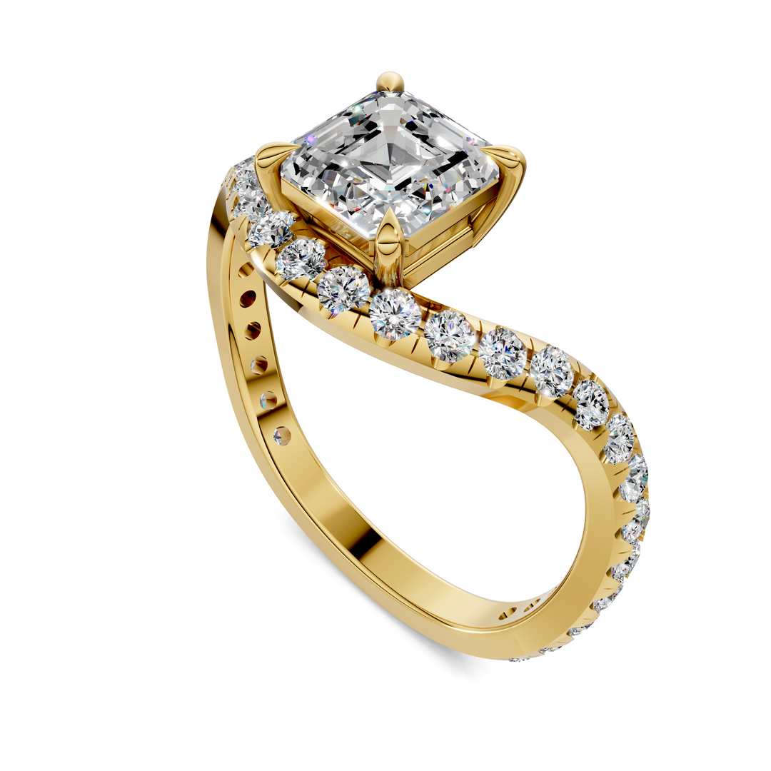 Lakeisha East-West Pavé Ring