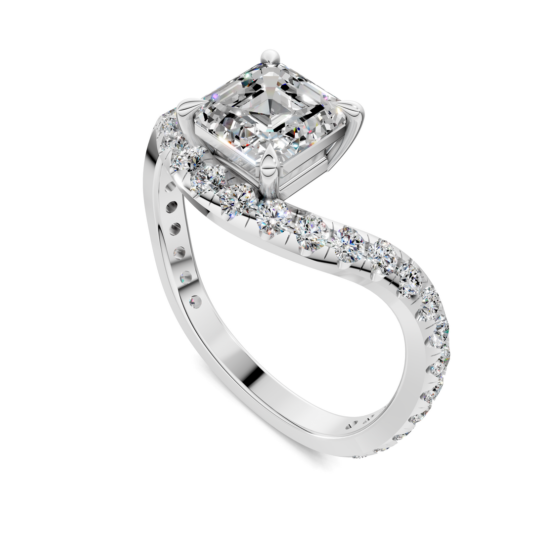 Lakeisha East-West Pavé Ring
